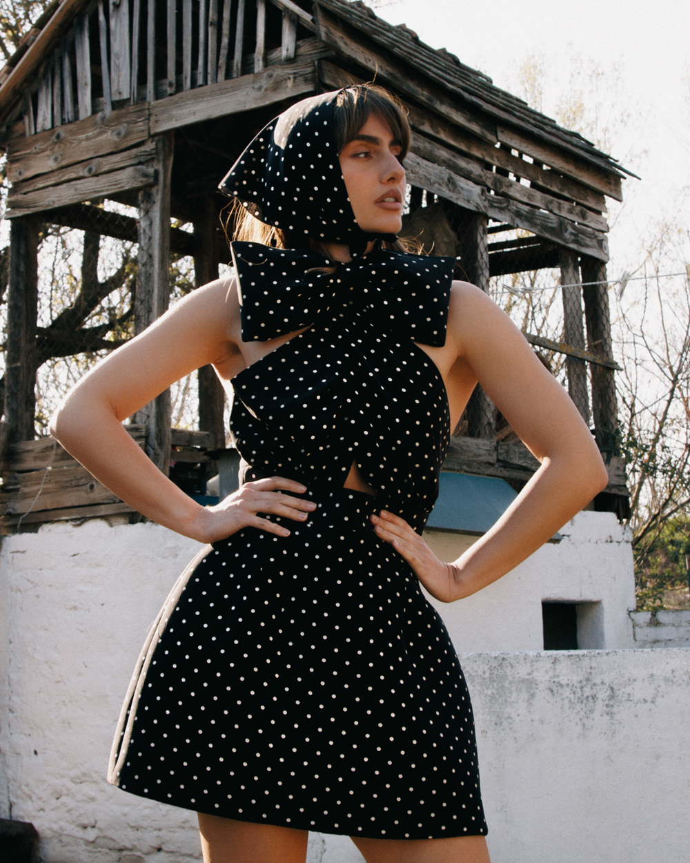 Mila Bell Dress Pois