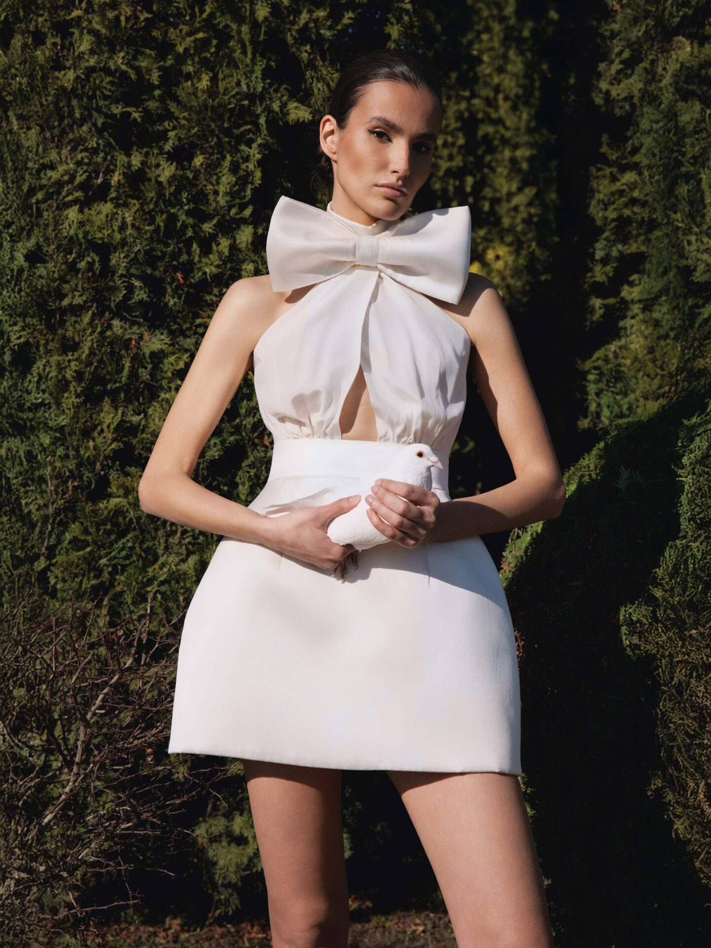 Mila Bell Dress White