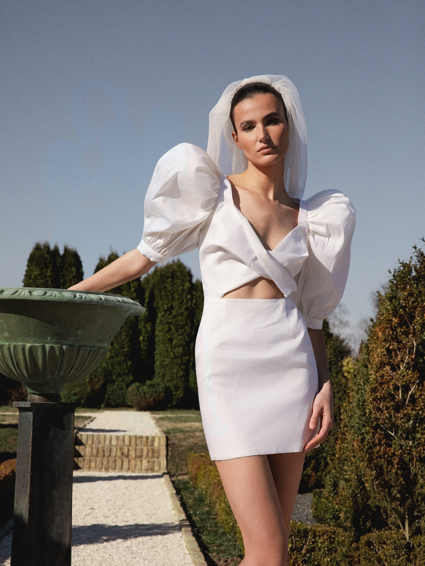 Tilt White Dress