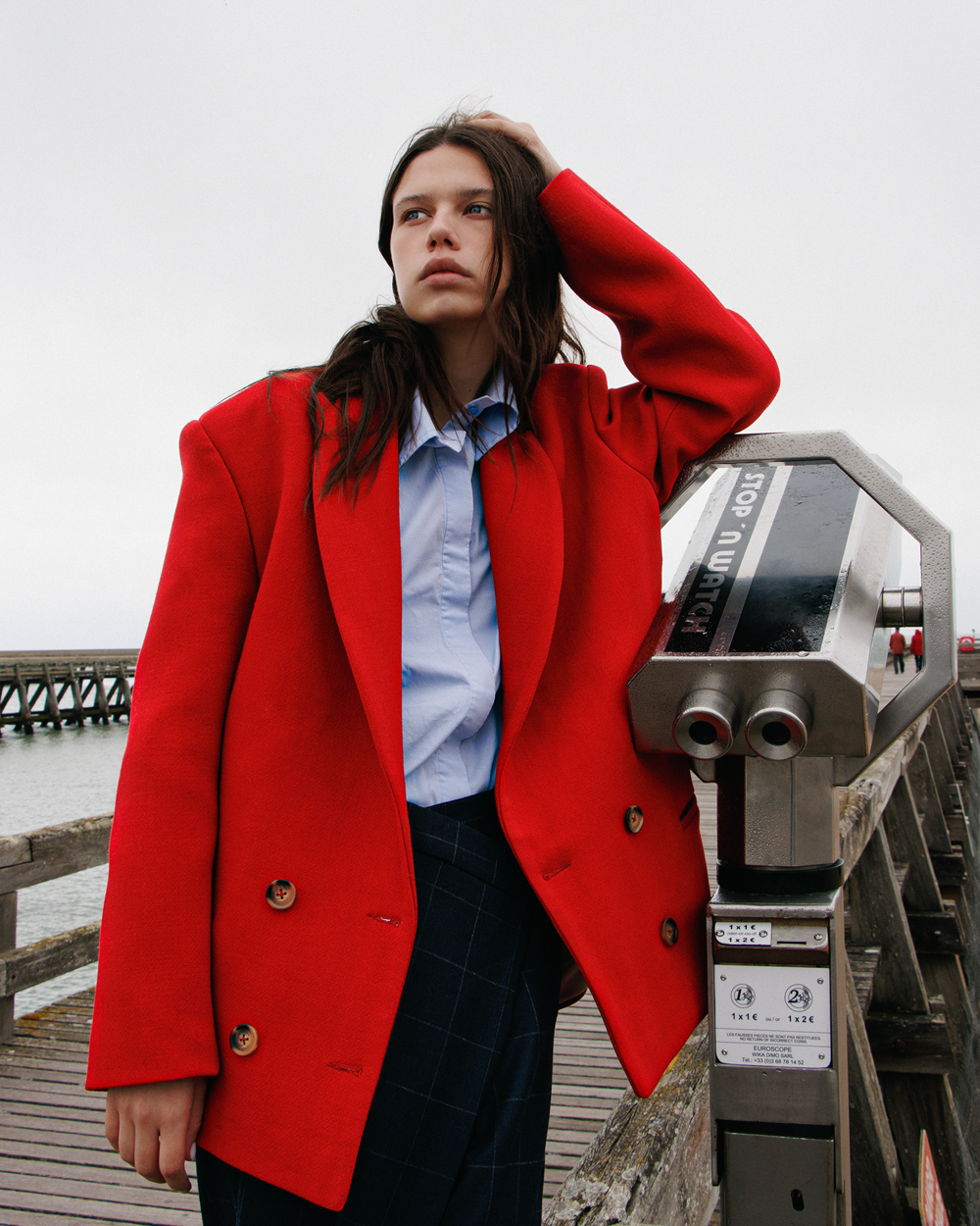 Saint German Red Suit Jacket — prikaz 2