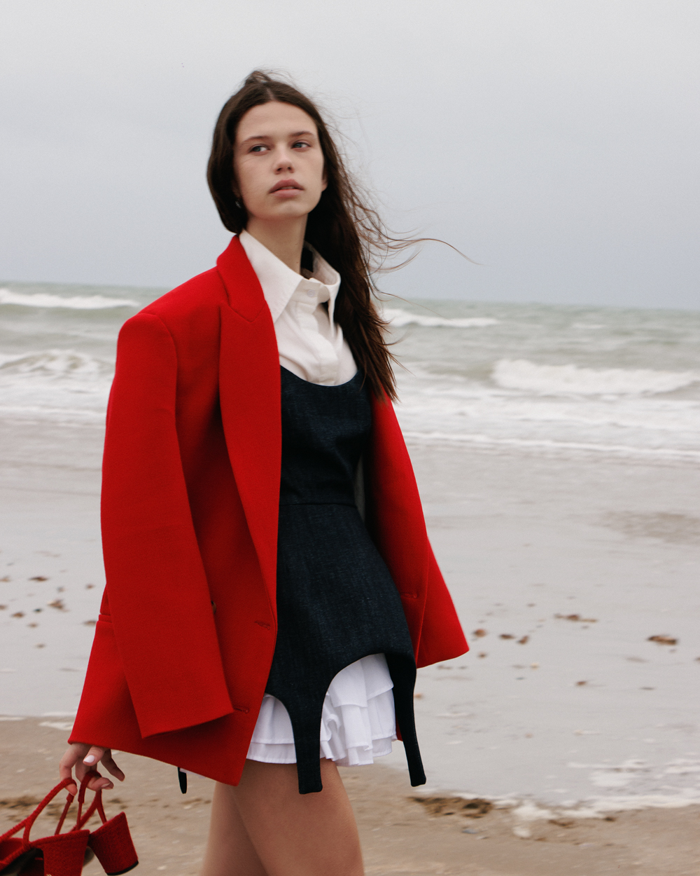 Saint German Red Suit Jacket — prikaz 5