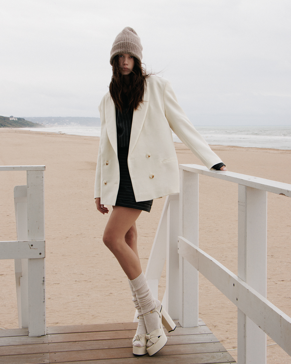 Saint German White Suit Jacket