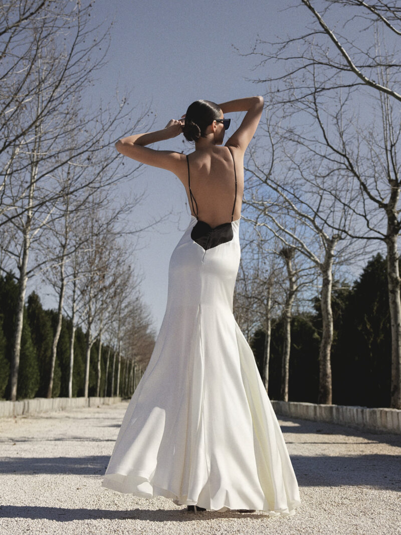 HEART SLIP DRESS WHITE