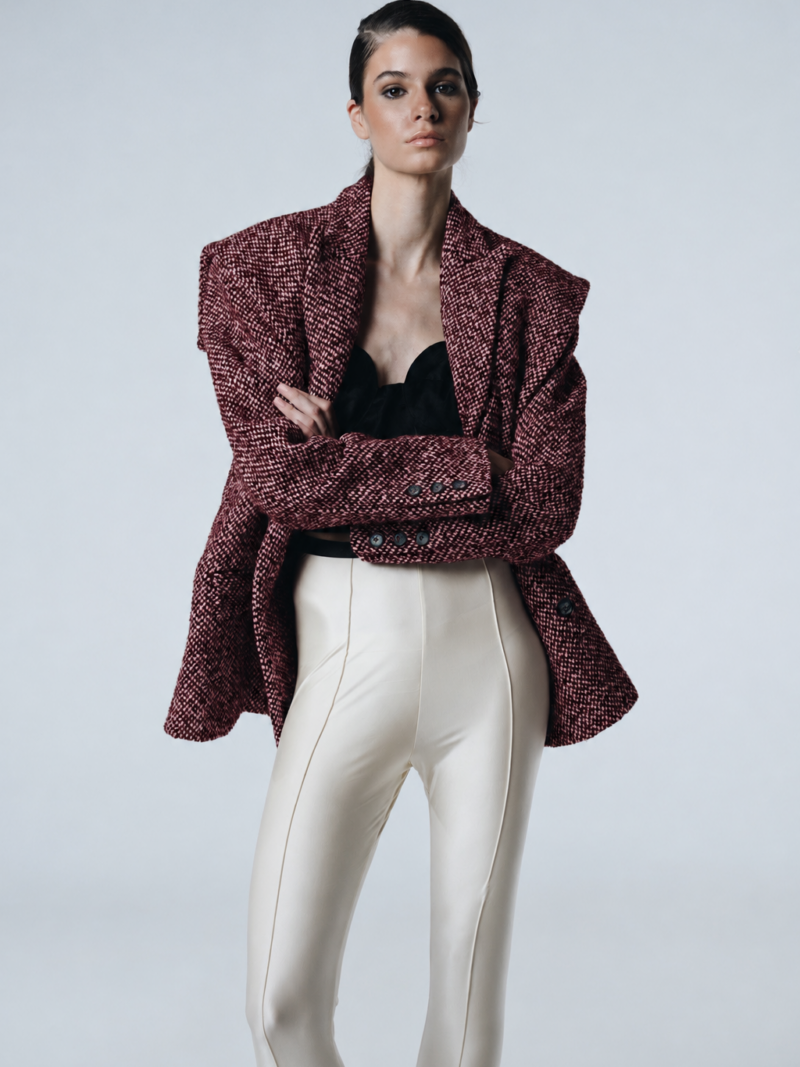 ARTIST COAT BURGUNDY