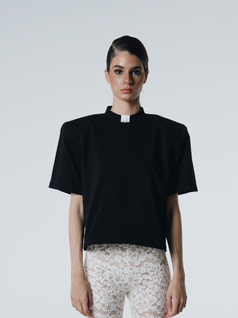 BLACK LIE T-SHIRT